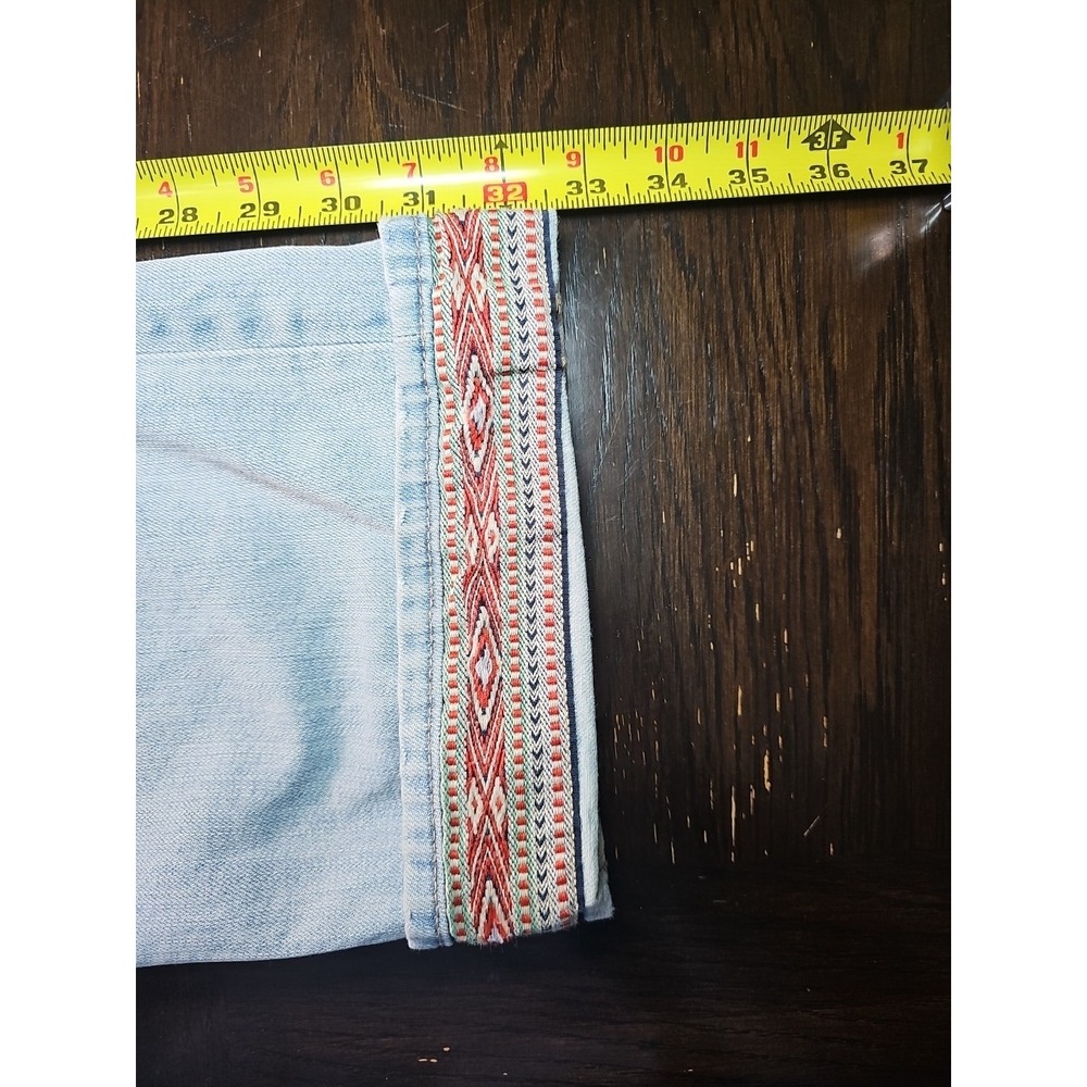 Lucky Brand Sweet'n Crop Women's 14/32 Blue Straight Leg Stretch Denim Crop - Picture 14 of 16